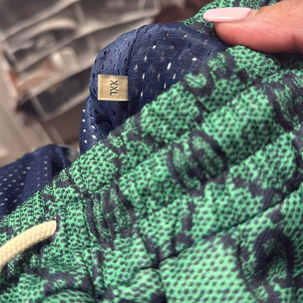 GUCCI - Webbing-Trimmed Monogrammed Tech-Jersey Track Pants - Green 2X - Picture 13 of 13